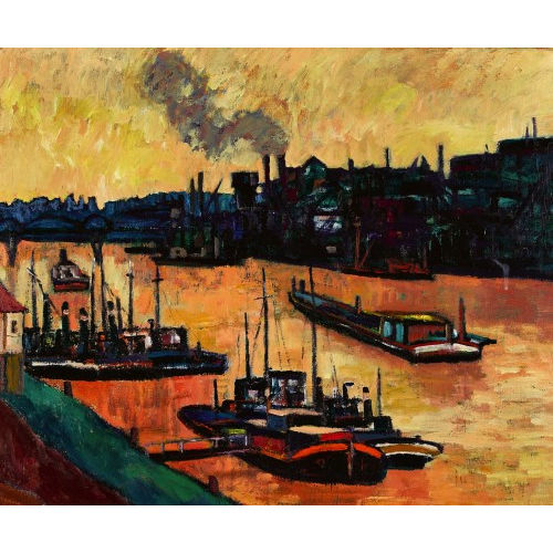 ROGER KATHY : Le port (DOBIASCHOFSKY AUKTIONEN AG)