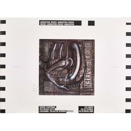 HANS-RUEDI GIGER : 'Animation Mus�e, Lausanne Palais de Rumine' (DOBIASCHOFSKY AUKTIONEN AG)