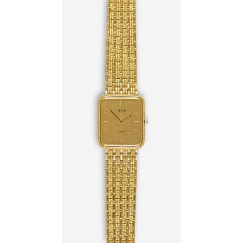 HERRENARMBANDUHR : Tissot, Saphir, Ende 1980er Jahre (DOBIASCHOFSKY AUKTIONEN AG)