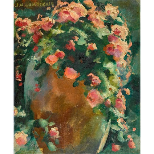 JACQUES-HENRI LARTIGUE : Blumen in Vase (DOBIASCHOFSKY AUKTIONEN AG)