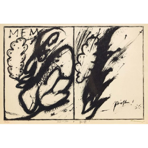 ARNULF RAINER : 'H�mm + Gloff' (DOBIASCHOFSKY AUKTIONEN AG)