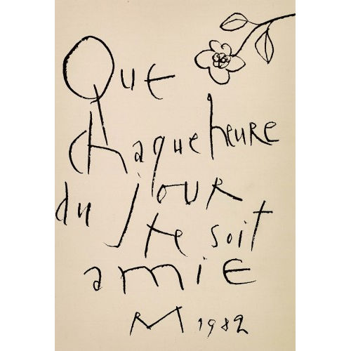 RUDOLF MUMPRECHT : 'Que chaque heure...' (DOBIASCHOFSKY AUKTIONEN AG)