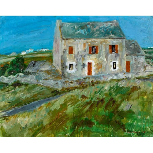 CHRISTIAN HUGUES CAILLARD : Paysage avec maison (DOBIASCHOFSKY AUKTIONEN AG)