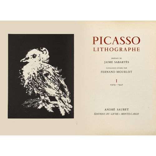 PABLO PICASSO : 'Picasso. Lithographe I 1919-1947' (DOBIASCHOFSKY AUKTIONEN AG)