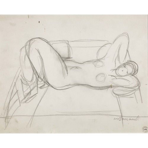 MAURICE BARRAUD : Nue allong�e (DOBIASCHOFSKY AUKTIONEN AG)