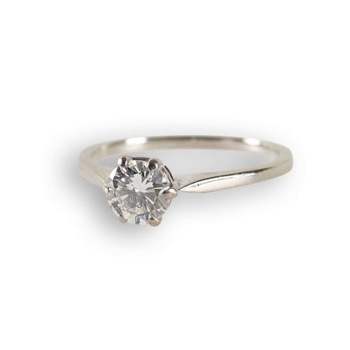 SOLITAIRE-RING : (DOBIASCHOFSKY AUKTIONEN AG)