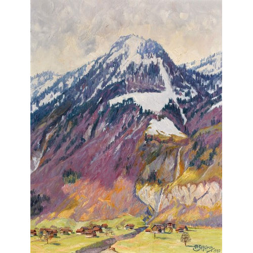 PAUL SCH�RCH : Herbstliche Berglandschaft (DOBIASCHOFSKY AUKTIONEN AG)