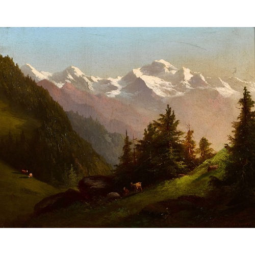 FERDINAND SOMMER : Das Jungfraumassiv (DOBIASCHOFSKY AUKTIONEN AG)