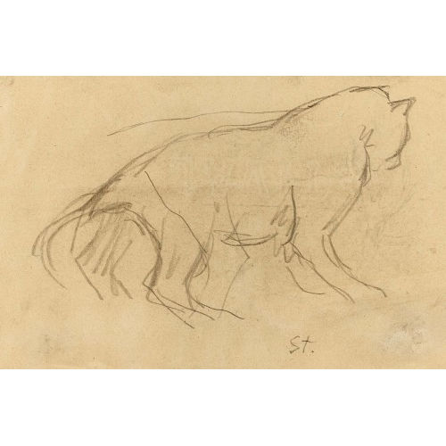 TH�OPHILE-ALEXANDRE STEINLEN : Le chat (DOBIASCHOFSKY AUKTIONEN AG)