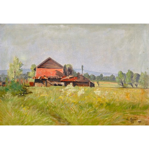 JOSEPH M�GARD : 'Paysage pr�s de Gen�ve' (DOBIASCHOFSKY AUKTIONEN AG)