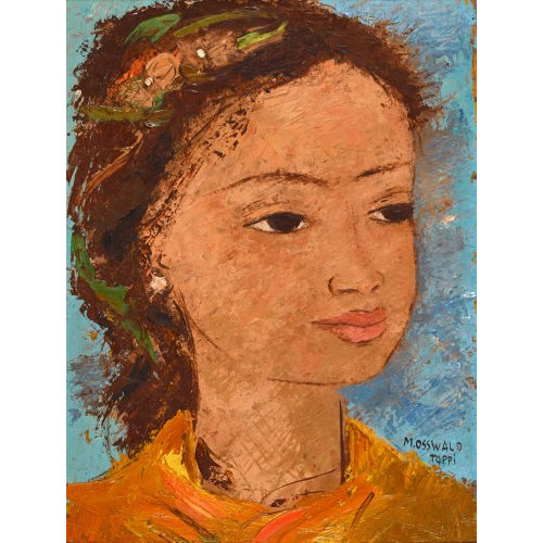 MARGHERITA OSSWALD-TOPPI : M�dchenportr�t (DOBIASCHOFSKY AUKTIONEN AG)