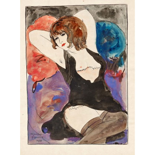MARCIA FROMENT : Jeune femme (DOBIASCHOFSKY AUKTIONEN AG)