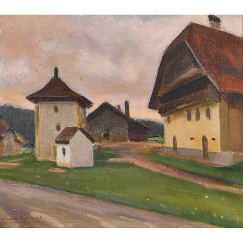 ERNEST HIRAM BR�LHART : 'Ferme' (DOBIASCHOFSKY AUKTIONEN AG)