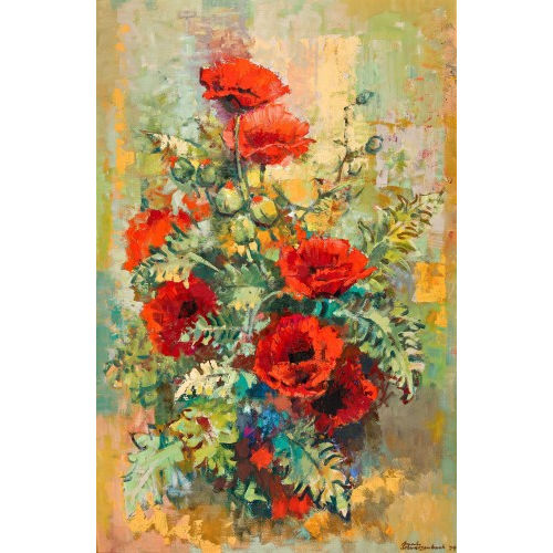 ARMIN SCHWARZENBACH : Stillleben mit Klatschmohn (DOBIASCHOFSKY AUKTIONEN AG)