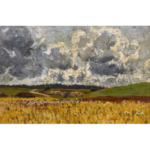 OTTO GAMPERT : Feldlandschaft (DOBIASCHOFSKY AUKTIONEN AG)