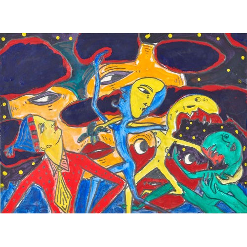 CLAUDE SANDOZ : Figuren in Bewegung (DOBIASCHOFSKY AUKTIONEN AG)