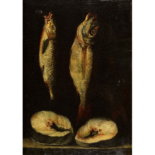 18. JH. SPANIEN : Stillleben mit Fischen (DOBIASCHOFSKY AUKTIONEN AG)