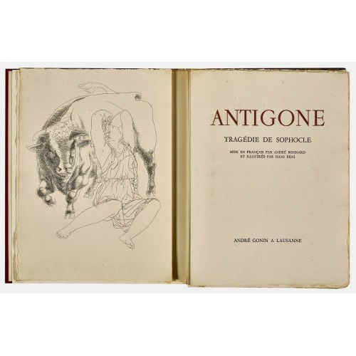 HANS ERNI : 'Antigone' und 'Oedipe Roi', 'Trag�die de Sophocle' (DOBIASCHOFSKY AUKTIONEN AG)