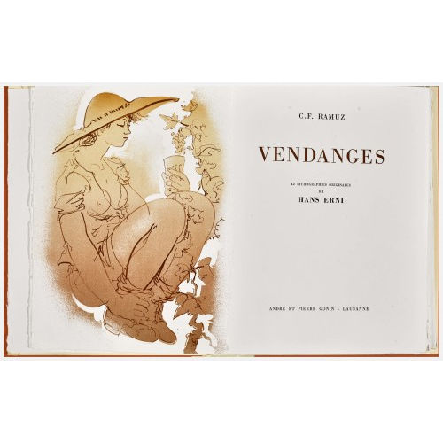 HANS ERNI : Charles Ferdinand Ramuz: 'Vendanges' (DOBIASCHOFSKY AUKTIONEN AG)