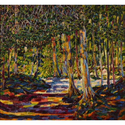 PHILIPP BAUKNECHT : Waldpartie (DOBIASCHOFSKY AUKTIONEN AG)