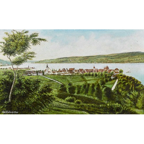 ADOLF DIETRICH : 'Blick auf Steckborn und Mammern' (DOBIASCHOFSKY AUKTIONEN AG)