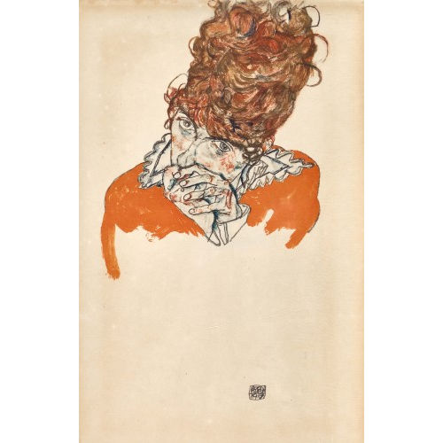 EGON SCHIELE : 'Bildnis der Schw�gerin des K�nstlers' (DOBIASCHOFSKY AUKTIONEN AG)