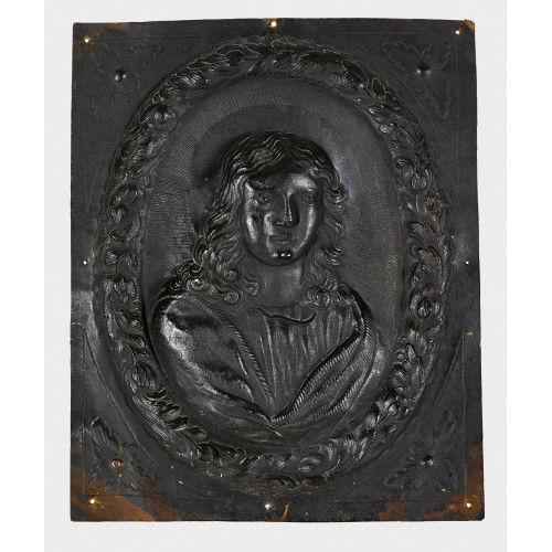 RELIEFPLATTE : Heiliger Johannes, um 1700 (DOBIASCHOFSKY AUKTIONEN AG)