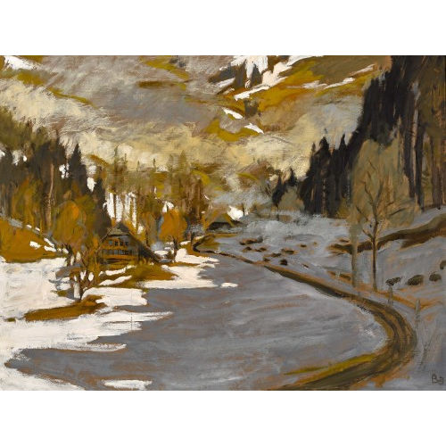 FRED BAUMANN : 'Sich aufl�sender Nebel (in Eggiwil)' (DOBIASCHOFSKY AUKTIONEN AG)