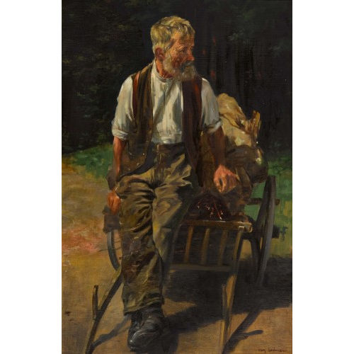 HANS GARTMEIER : Rastender Bauer (DOBIASCHOFSKY AUKTIONEN AG)