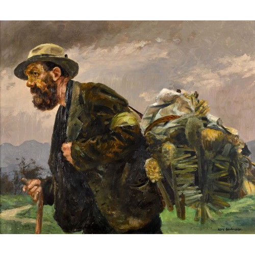 HANS GARTMEIER : 'Hausierer im Emmental' (DOBIASCHOFSKY AUKTIONEN AG)