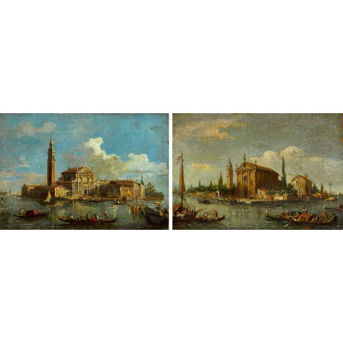 FRANCESCO GUARDI : Ansichten von Venedig. Gegenst�cke (DOBIASCHOFSKY AUKTIONEN AG)