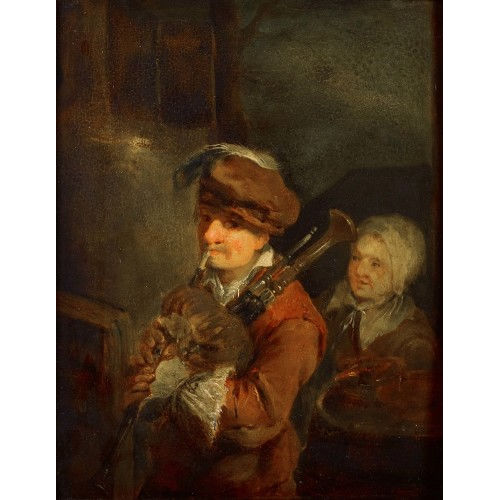 17. JH. HOLLAND : Der Dudelsackspieler (DOBIASCHOFSKY AUKTIONEN AG)