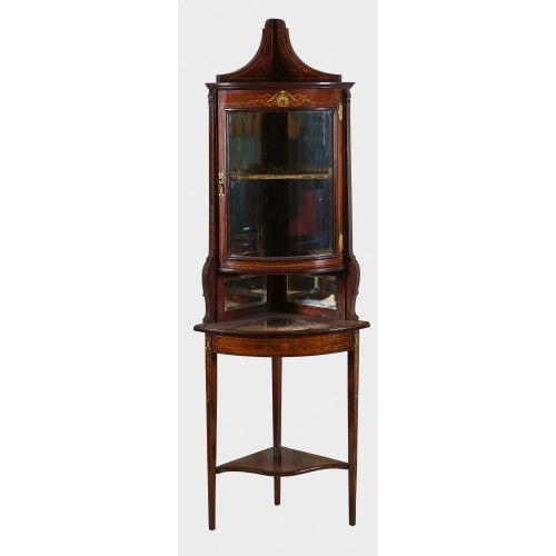 ECKMBEL MIT VITRINE : Frankreich, 2. Hlfte 19. Jh (DOBIASCHOFSKY AUKTIONEN AG)