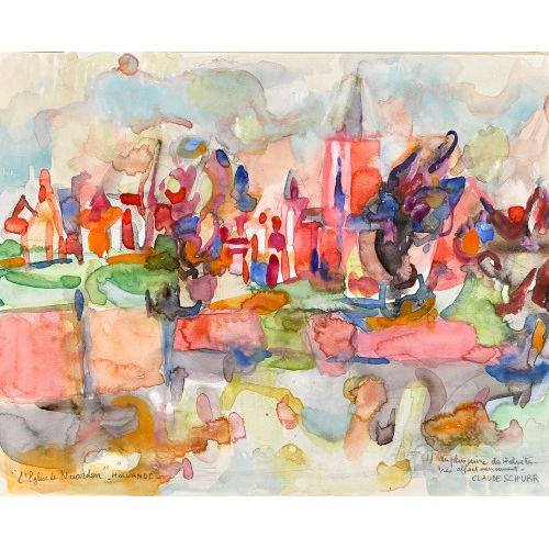 CLAUDE SCHURR : 'L'Eglise de Naarden (Holland)' (DOBIASCHOFSKY AUKTIONEN AG)
