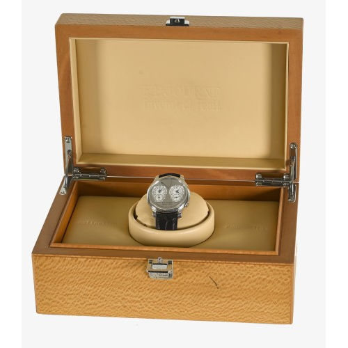 HERRENARMBANDUHR : F.P. Journe, Gen�ve, Chronom�tre � r�sonance, um 2004 (DOBIASCHOFSKY AUKTIONEN AG)
