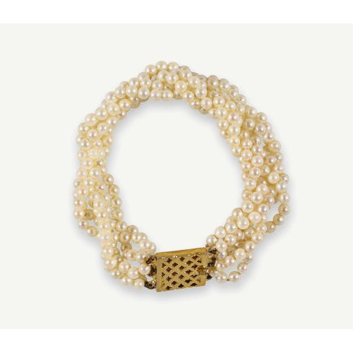PERLEN-BRACELET : (DOBIASCHOFSKY AUKTIONEN AG)