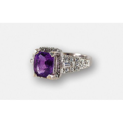 AMETHYST-RING : (DOBIASCHOFSKY AUKTIONEN AG)