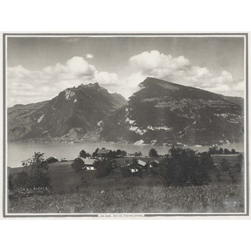 J. WAFLER-WYSS : 'Blick nach Thunersee, Justisthal' (DOBIASCHOFSKY AUKTIONEN AG)