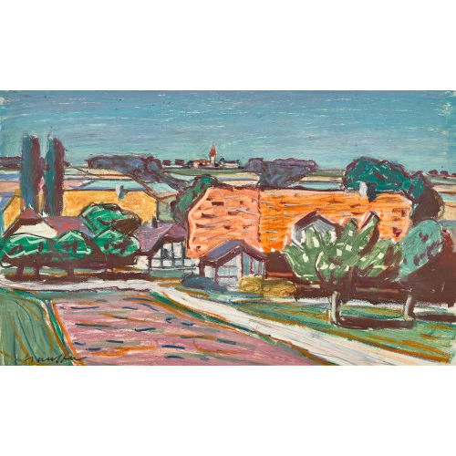 FRED STAUFFER : Weite Landschaft (DOBIASCHOFSKY AUKTIONEN AG)