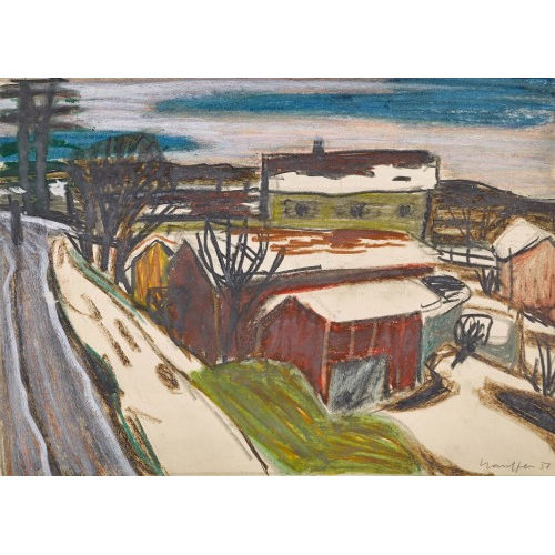 FRED STAUFFER : Winterlandschaft (DOBIASCHOFSKY AUKTIONEN AG)