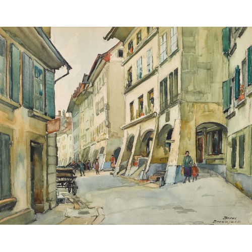 PIERRE CH�TILLON : 'Brunngasse' (DOBIASCHOFSKY AUKTIONEN AG)