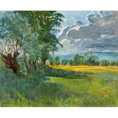 ADOLF TI�CHE : Sommerliche Landschaft (DOBIASCHOFSKY AUKTIONEN AG)