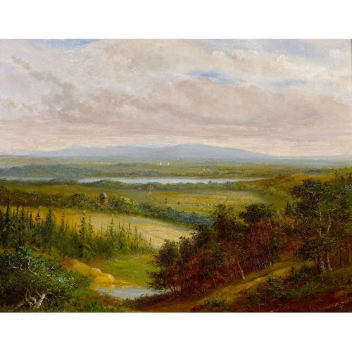 19. JH. DEUTSCHLAND : 'Rheinlandschaft' (DOBIASCHOFSKY AUKTIONEN AG)