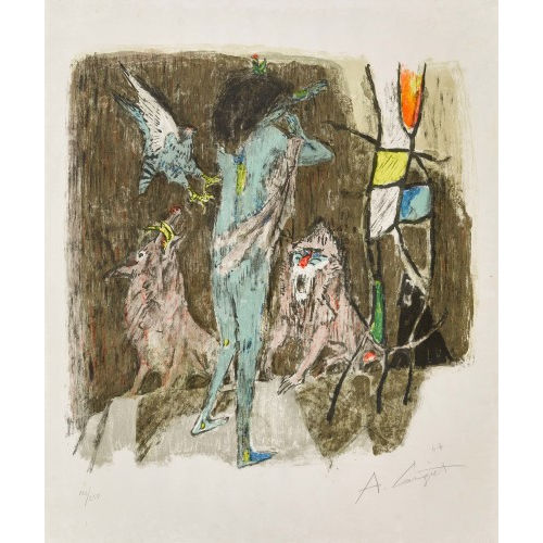 ALOIS CARIGIET : 'Das Weib und das Raubtier' (DOBIASCHOFSKY AUKTIONEN AG)