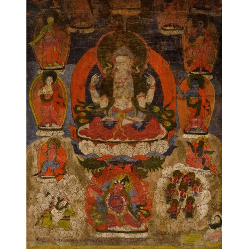 THANGKA : Tibet, 1. H�lfte 20. Jh (DOBIASCHOFSKY AUKTIONEN AG)
