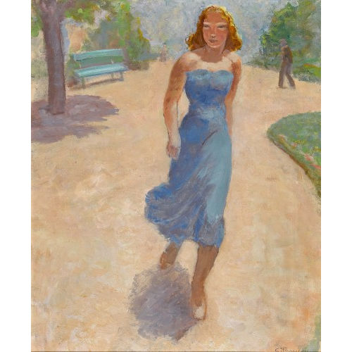 GUSTAVE (EIGTL. BARRAUD FRAN�OIS : 'Elle passa' (DOBIASCHOFSKY AUKTIONEN AG)