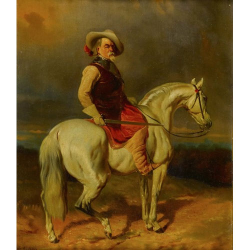 ALFRED (AUCH DE DREUX DEDREUX : Capitaine des mousquetaires se retournant (DOBIASCHOFSKY AUKTIONEN AG)