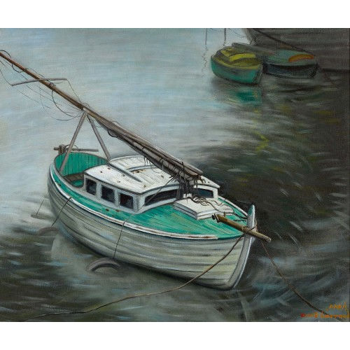 AIM� VICTOR BARRAUD : Bateau (DOBIASCHOFSKY AUKTIONEN AG)