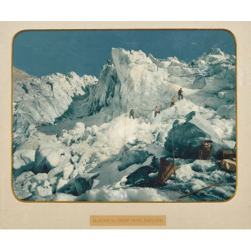 ANONYM : 'Glacier du Mont Pers, Engadine' (DOBIASCHOFSKY AUKTIONEN AG)