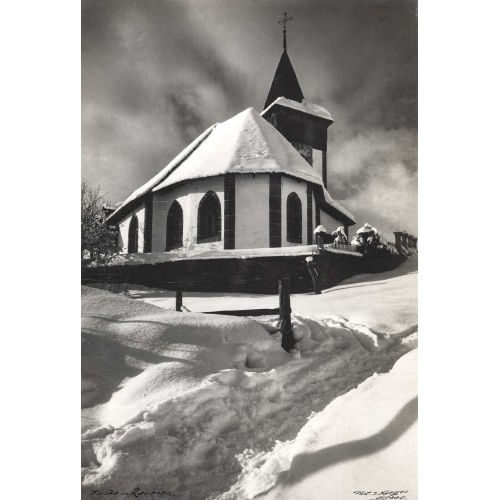 JACQUES NAEGELI : 'Kirche in Lauenen' (DOBIASCHOFSKY AUKTIONEN AG)